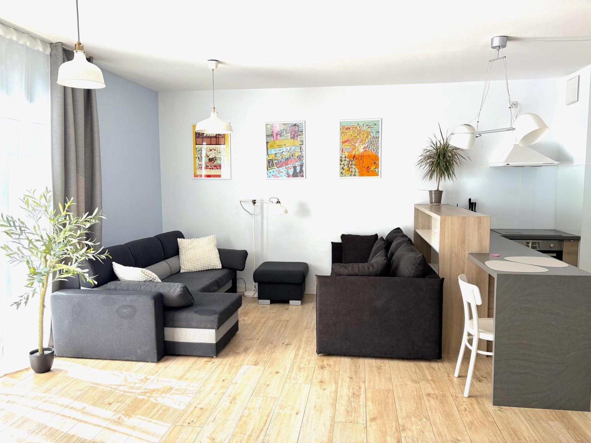 The Grand Martini - Family & Work Space - 2 Bedrooms, 2 Bathrooms, 2 Parking Places - Twoja Przestrzen Dla Rodzin I Biznesu - Everything Need For Work And Family Comfort Apartament *